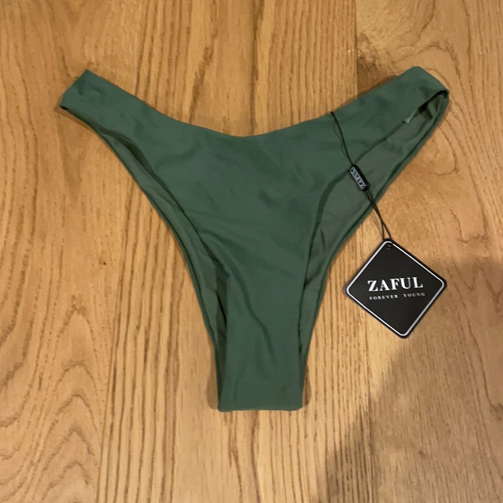 Green bikini bottom